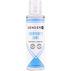 Gender X Everyone`s Lube Water-Based Lubricant, 4 fl.oz (120 mL)