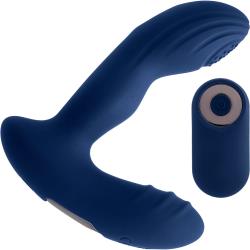 Playboy Pleasure Pleaser Remote Controlled Prostate Massager, 5.75 Inch, Deep Ocean