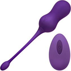 Playboy Double Time Remote Controlled Silicone Dual Kegel Balls, Acai
