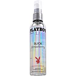Playboy Pleasure Slick Flavored Lubricant, 4 fl.oz (120 mL), Strawberry