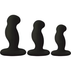 Nexus G-Play Trio Plus Unisex Vibrator Pack, Black