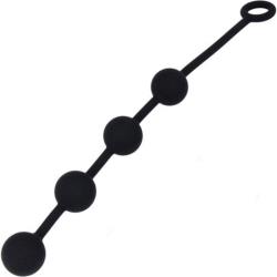 Nexus EXCITE Anal Beads Silicone Large, Black