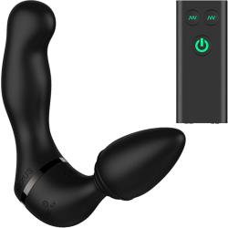 Nexus Revo Twist Remote Control Interchangeable and Vibrating Massager, Black