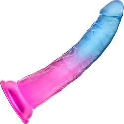 B Yours Beautiful Sky Dildo with Suction Cup, 7 Inch, Sunset
