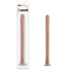 Blush Dr. Skin Dildo with Suction Cup, 19 Inch, Vanilla