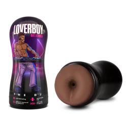 Loverboy The DJ Self-Lubricating Anal Stroker, Chocolate
