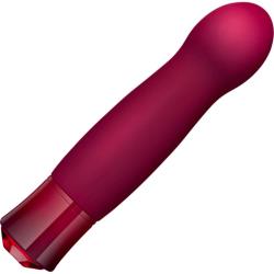 Blush Oh My Gem Classy Garnet Warming G-Spot Vibrator, 5.5 Inch, Red