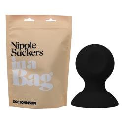 Doc Johnson Nipple Suckers In A Bag, 2.75 Inch, Black