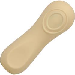 Ritual Sol Rechargeable Silicone Pulsating Vibrator, 4.75 Inch, Yellow