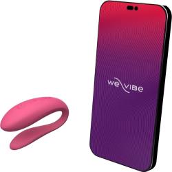 We-Vibe Sync Lite App Controlled Wireless Couples Vibrator, Pink