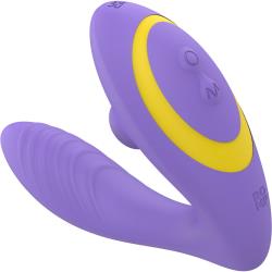 ROMP Reverb Clitoral and G-Spot Vibrator with Pleasure Air Technology, Purple