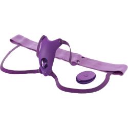 Fantasy For Her Ultimate Butterfly Remote-Controlled Strap-On, Purple