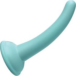 Dillio Platinum Collection Curious Five Silicone Dildo, 5 Inch, Teal