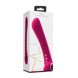 Vive OMBRA Rechargeable Bendable Silicone Vibrator, 9.53 Inch, Pink