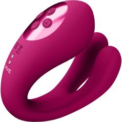 Vive YOKO Triple Action Vibator with Clitoral Pulse Wave, 3.94 Inch, Pink