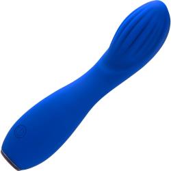 Selopa Sapphire G Rechargeable Silicone Vibrator, 6 Inch, Blue