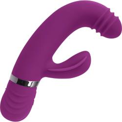 Playboy Pleasure Tap That Silicone Tapping Vibrator, 6.5 Inch, Purple