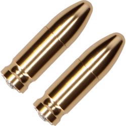 Ouch! Magnetic Nipple Clamps, Diamond Bullet, Gold