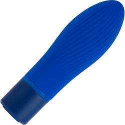 Selopa Cobolt Cutie Rechargeable Silicone Mini Vibrator, 4 Inch, Blue