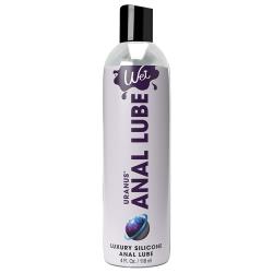 Wet Uranus Silicone Based Anal Lubricant, 4 fl.oz (118 mL), Unscented