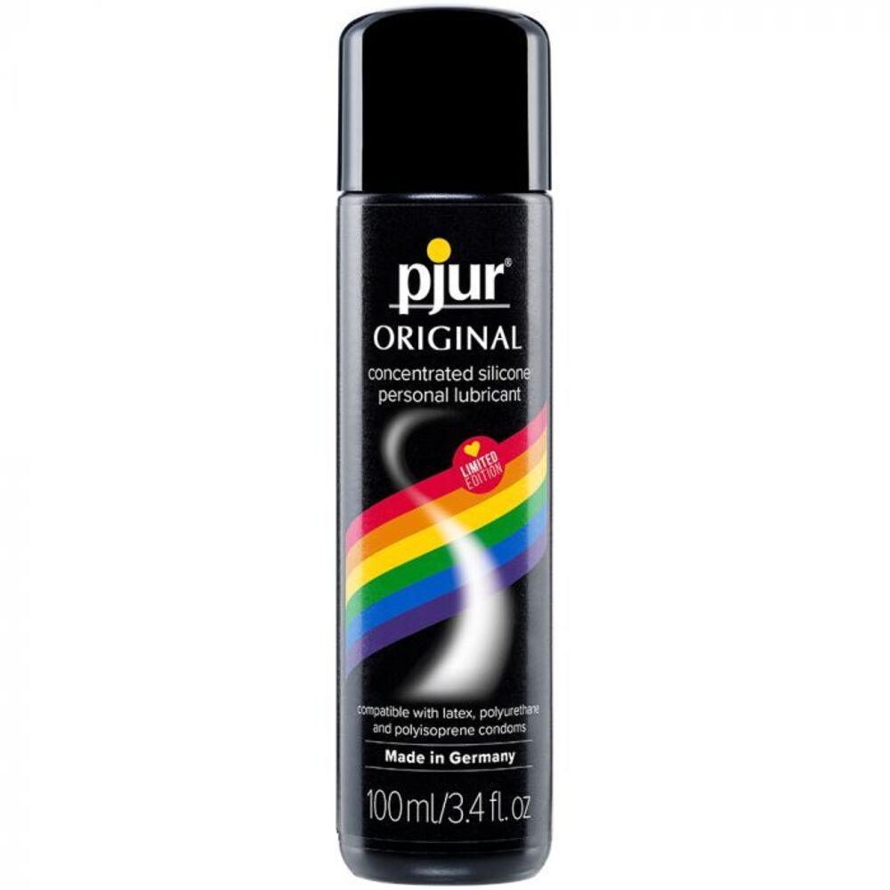 Pjur Original Bodyglide Silicone Personal Lubricant, 3.4 fl.oz (100 mL), Pride