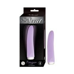 My Secret Love Finger 10 Function Intimate Massager, 5 Inch, Purple