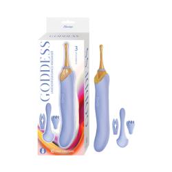 Goddess Elegance Pinpoint Clitoral Massager, 8.5 Inch, Lavender