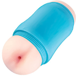 Delite Two Ways Handheld Male Masturbator, Mouth and Ass