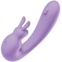 Blaze Suction Thumper Dual Action Personal Vibrator, 6 Inch, Lavender