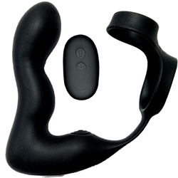 Atomic Inflatable P-Spot Vibe, 5.75 Inch, Black