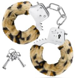 Temptasia Beginner Lightweight Bondage Handcuffs, Leopard