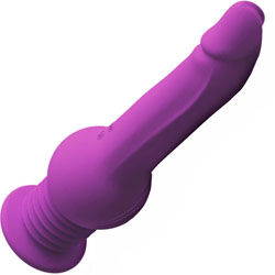 Impressions New York Gyro-Quake Thumping G Spot Vibrator, 9.75 Inch, Purple