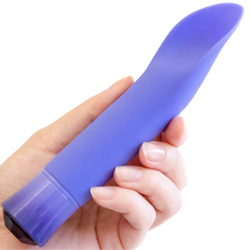 Oh My Gem Enrapture Warming Clitoral Vibrator, 6.5 Inch,Tanzanite