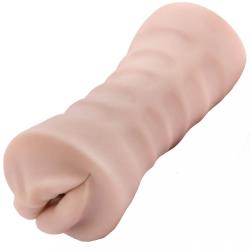 EnLust AI Girl Nicole Vibrating Stroker Masturbator, Mouth, Vanilla