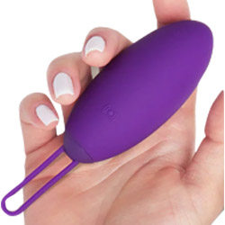 Wellness Imara Vibrating Egg with Remote Control, 4.5 Inch, Purple