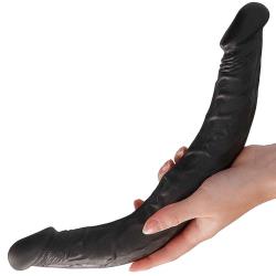 RealRock Bendable Realistic Double Dong, 14 Inch, Black