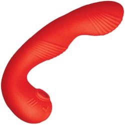 My Secret G-Spot and Tapping Dual Action Intimate Massager, 6.5 Inch, Red