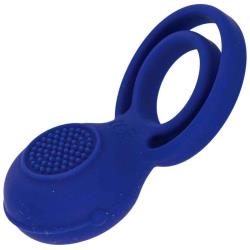 CockPower Ultimate Vibrating Soft Silicone Cockring, Blue