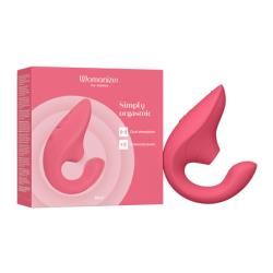 Womanizer Blend Dual Action Rabbit Stimulator, 5.5 Inch, Vibrant Rose