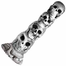 Creature Cocks Tower of Doom Silicone Dildo, 7 Inch, Gray