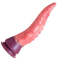 Creature Cocks Octoprobe Tentacle Silicone Dildo, 12.2 Inch, Pink/Purple