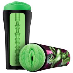 Creature Cocks Fuckzilla Pussy Stroker, 8.7 Inch, Green