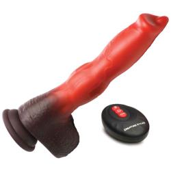 Creature Cocks Canine Thrusting & Vibrating Silicone Dildo with Remote Control