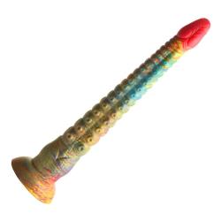 Creature Cocks Tenta-Dick Tentacle Silicone Dildo, 12.6 Inch, Rainbow