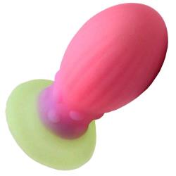 Creature Cocks Xeno Egg Silicone Egg, Large, Glow-in-the-Dark