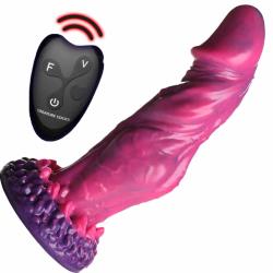 Creature Cocks Xenox Vibrating Silicone Dildo with Remote