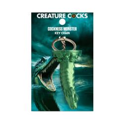 Creature Cocks Silicone Fantasy Keychain, 2.9 Inch, Cockness Monster