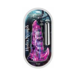 Monster Romance Hydra Nymph with Vibrating Bullet Silicone Dildo 7.5 in.