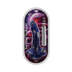 Monster Romance Serpent Seducer with Vibrating Bullet Silicone Dildo 7.5 in.