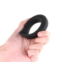 Renegade Slider Vibrating Cock Ring, Black